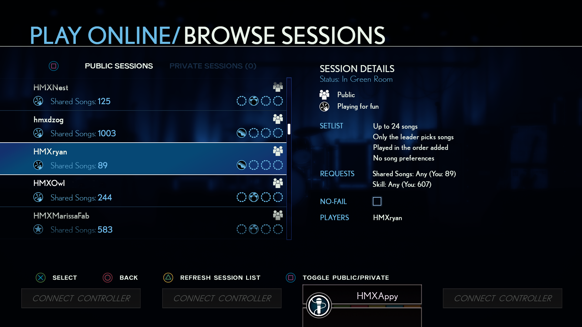 Session Browse